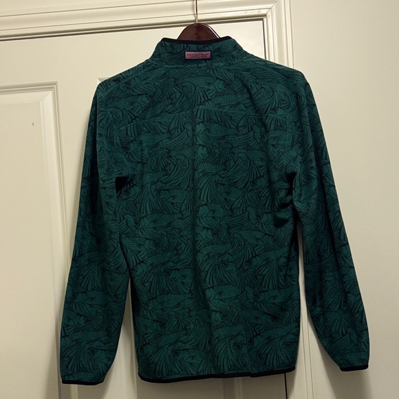 NEW Vineyard Vines Men's Forest Green Patterned Sweater - Picture 6 of 7